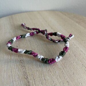 Via Bracelet, anklet, trendy, comfortable, tie, embroidery thread, woven, gift,